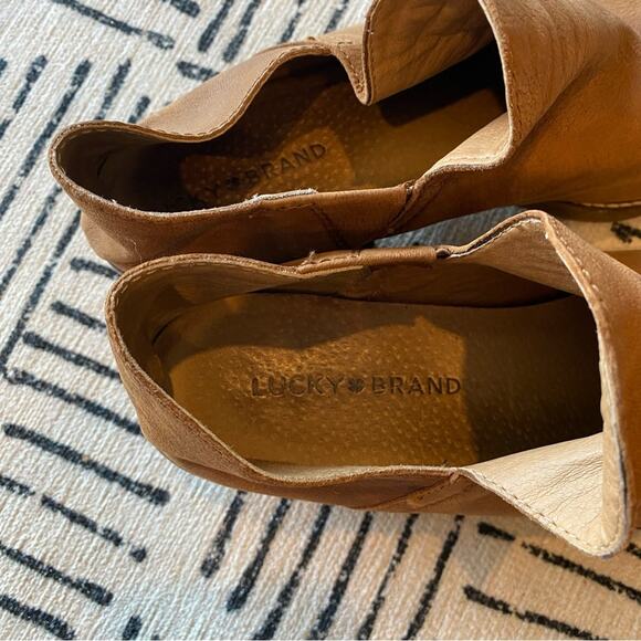 Lucky Brand Soft Caramel Ankle Boot Size 10 - Picture 6 of 8